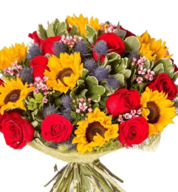 Funeral Wreath of Pink Flowers