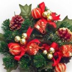 Christmas red and green arrangement