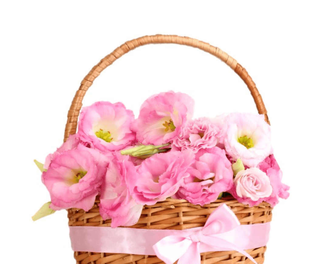 Pink basket for Baby Girl